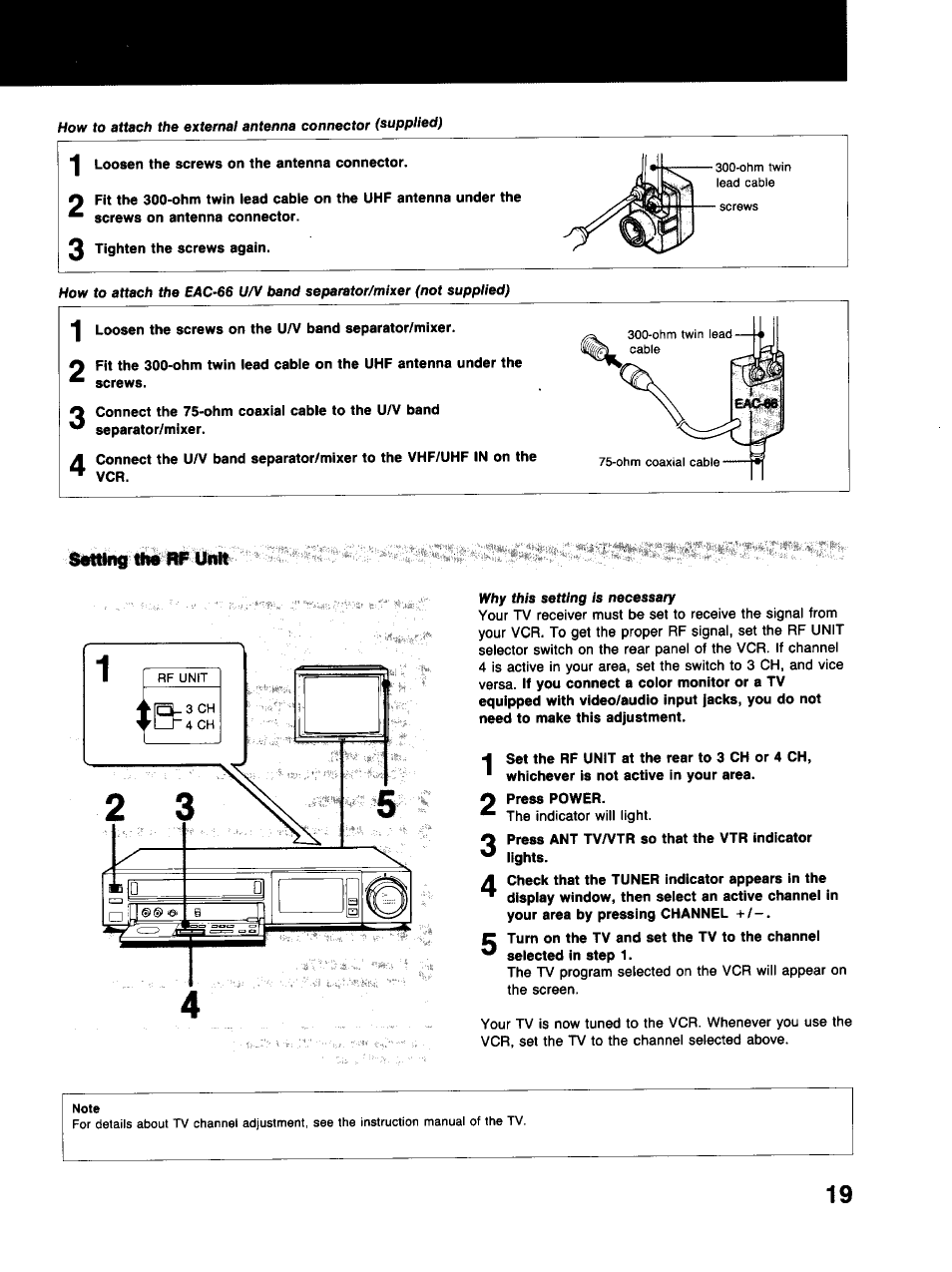 Sony SLV-373UC User Manual | Page 19 / 60