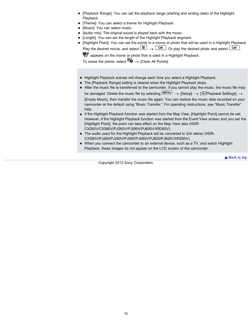 Sony HDR-PJ580V User Manual | Page 79 / 257