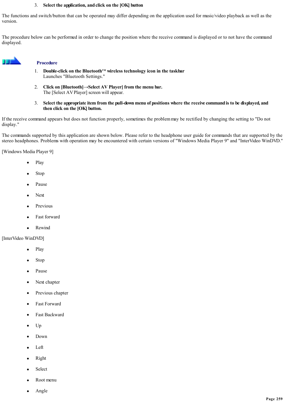 Sony Bluetooth Utility User Manual | Page 259 / 738