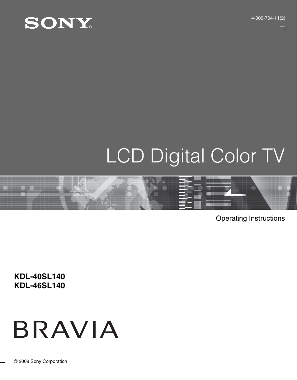 Sony KDL-46SL140 User Manual | 48 pages