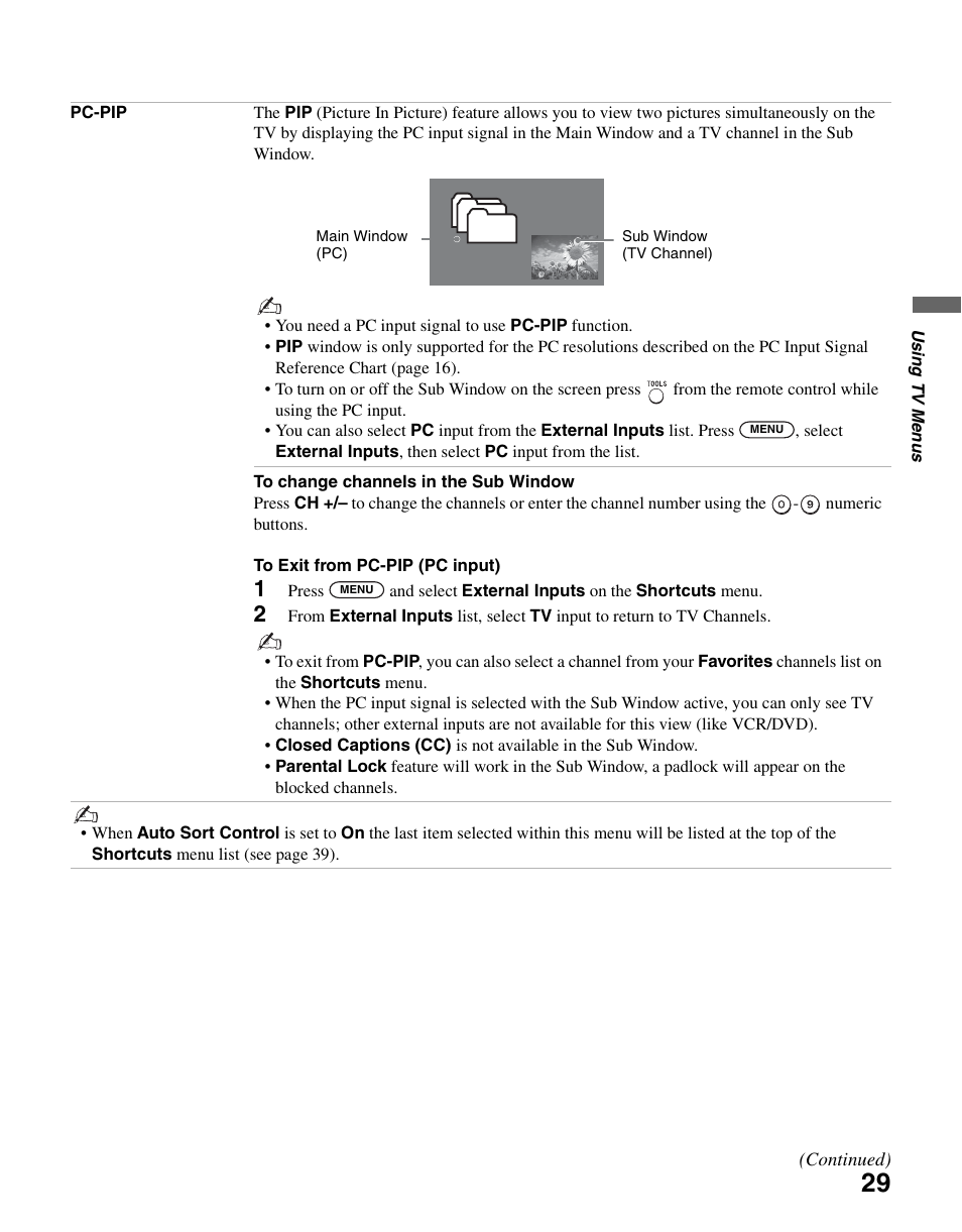 Sony KDL-46SL140 User Manual | Page 29 / 48