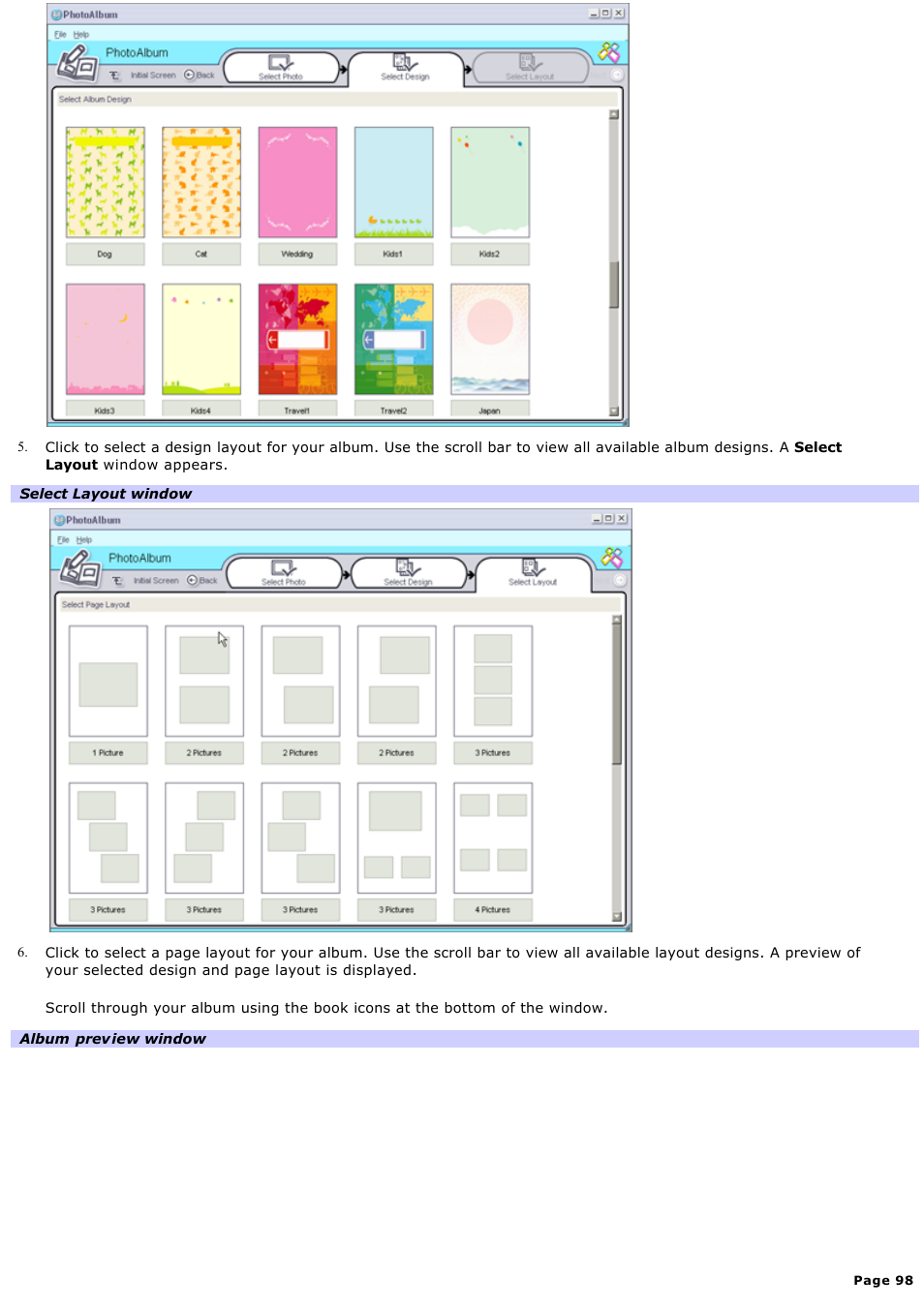 Sony PCG-GRT100K User Manual | Page 98 / 240