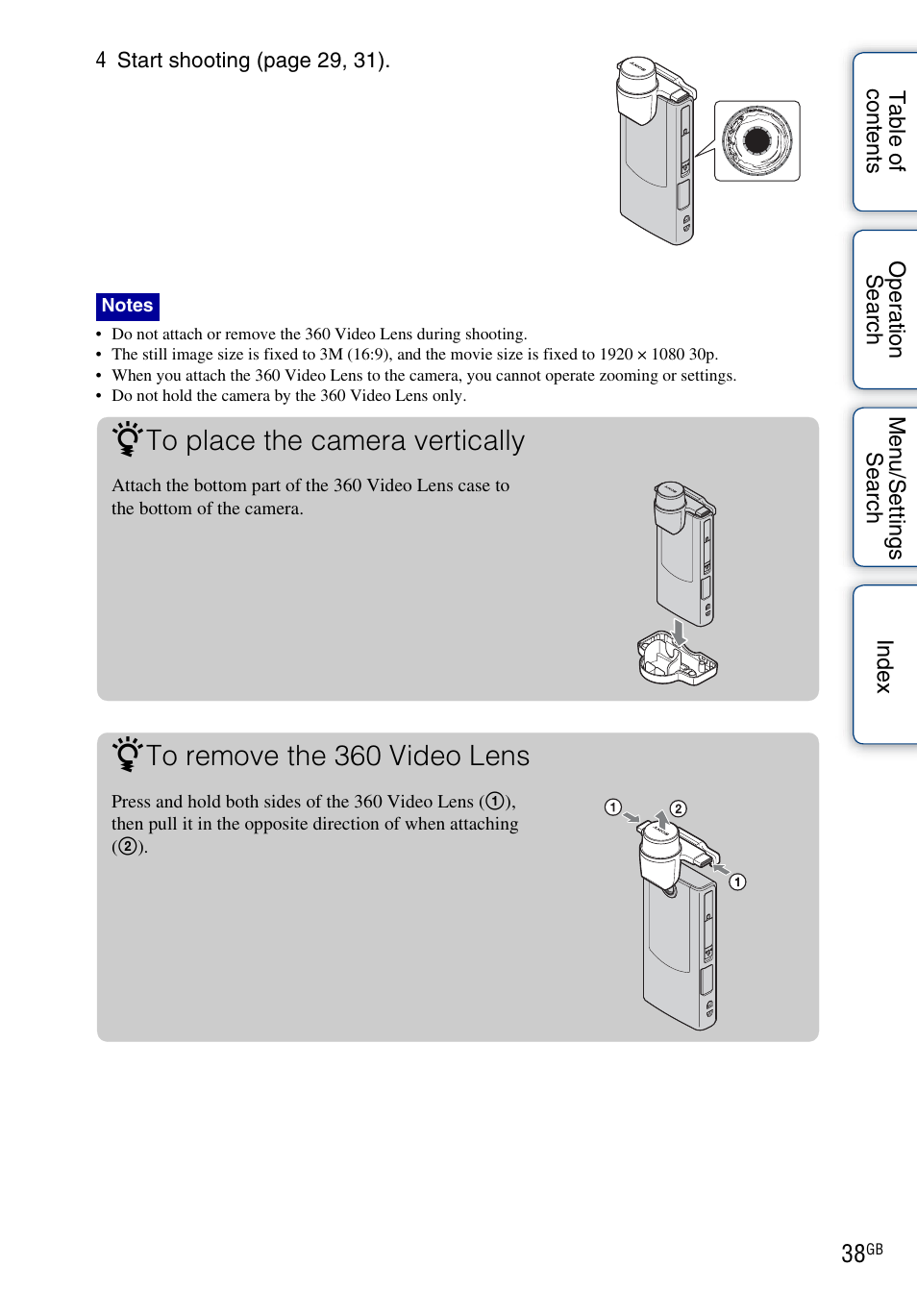 Sony bloggie MHS-FS2K User Manual | Page 38 / 80