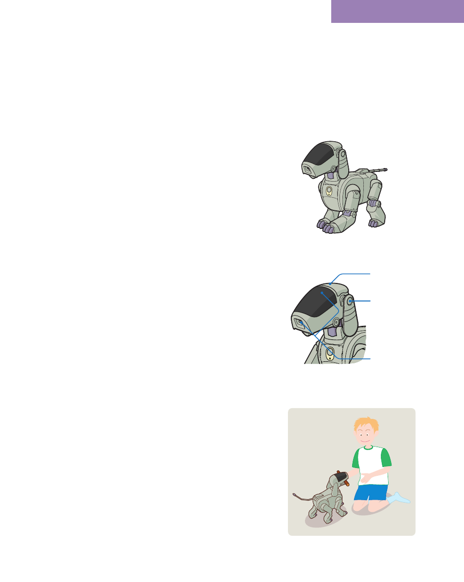 Features of aibo | Sony ERS-110 User Manual | Page 14 / 106