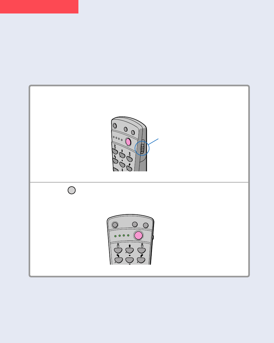 Performing, Make sure the switch is set to a or b, Press the | Button to turn on the sound controller | Sony ERS-110 User Manual | Page 35 / 106