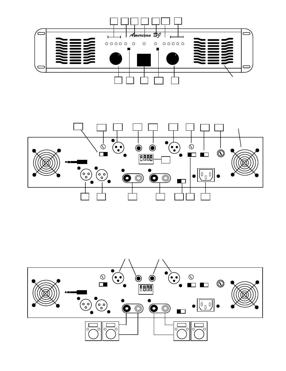 Stereo, American dj | American Audio V3000/V2000 User Manual | Page 3 / 8