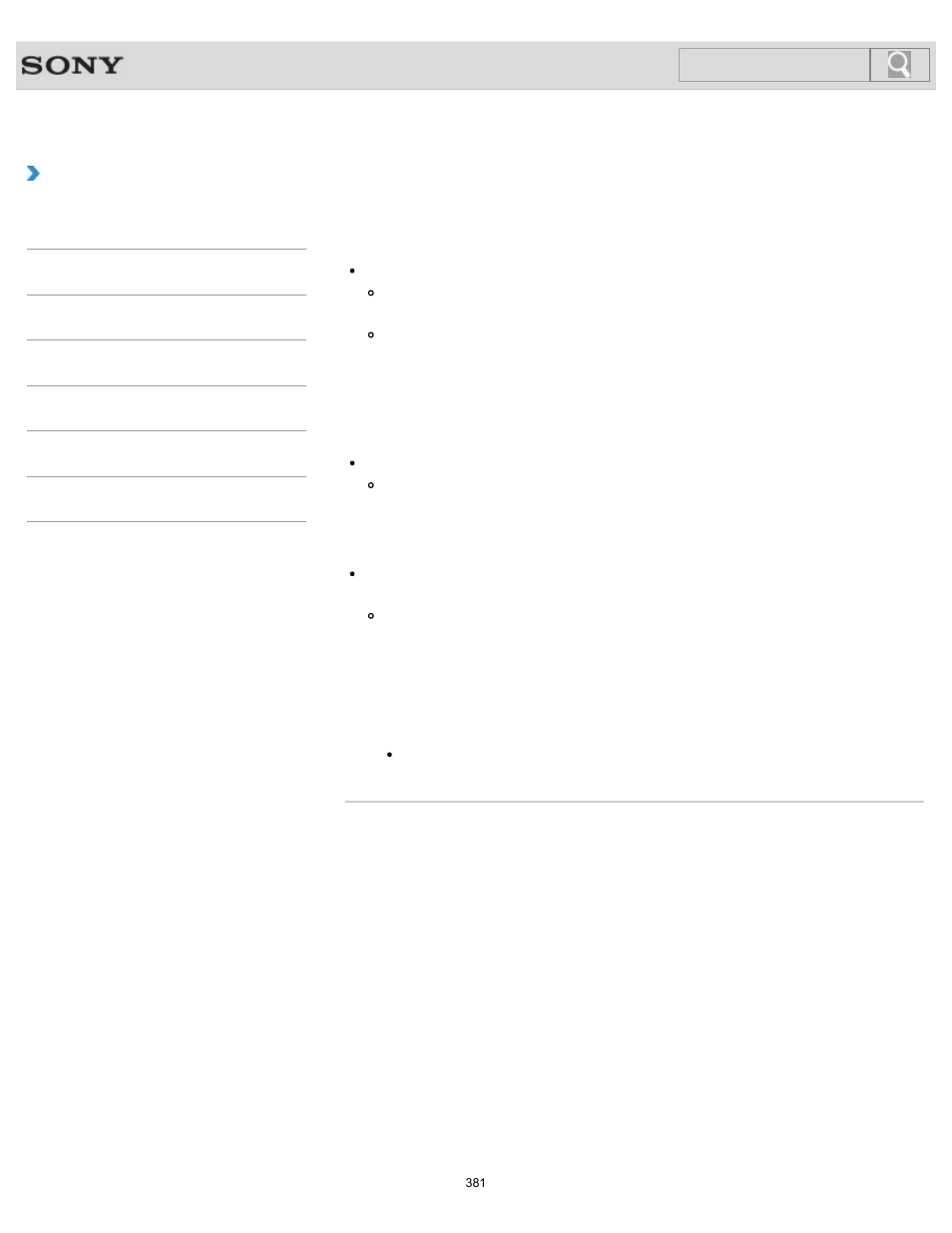 Troubleshooting | Sony SVE1413 User Manual | Page 381 / 382