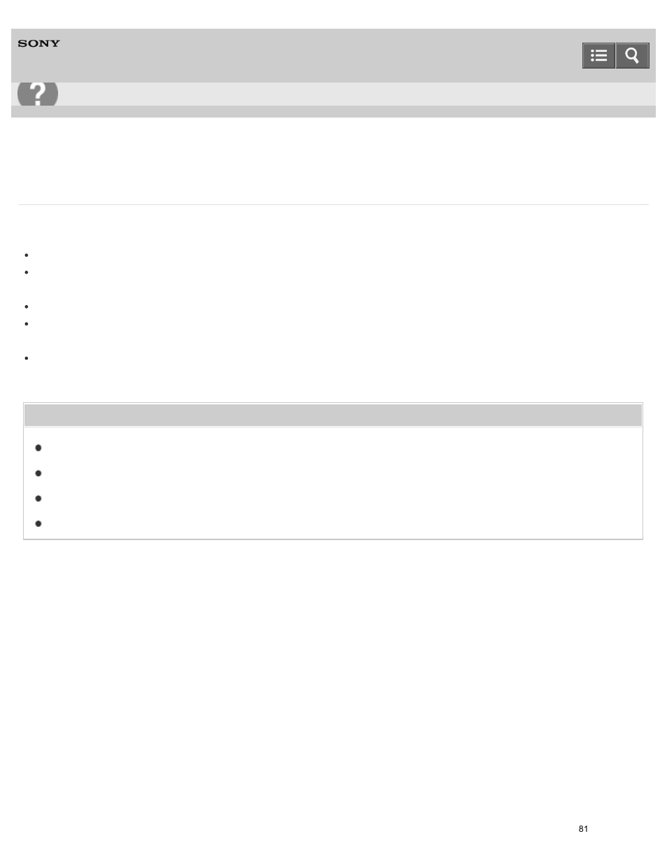 What can i do to solve a problem, Help guide | Sony SRS-X3 User Manual | Page 85 / 93