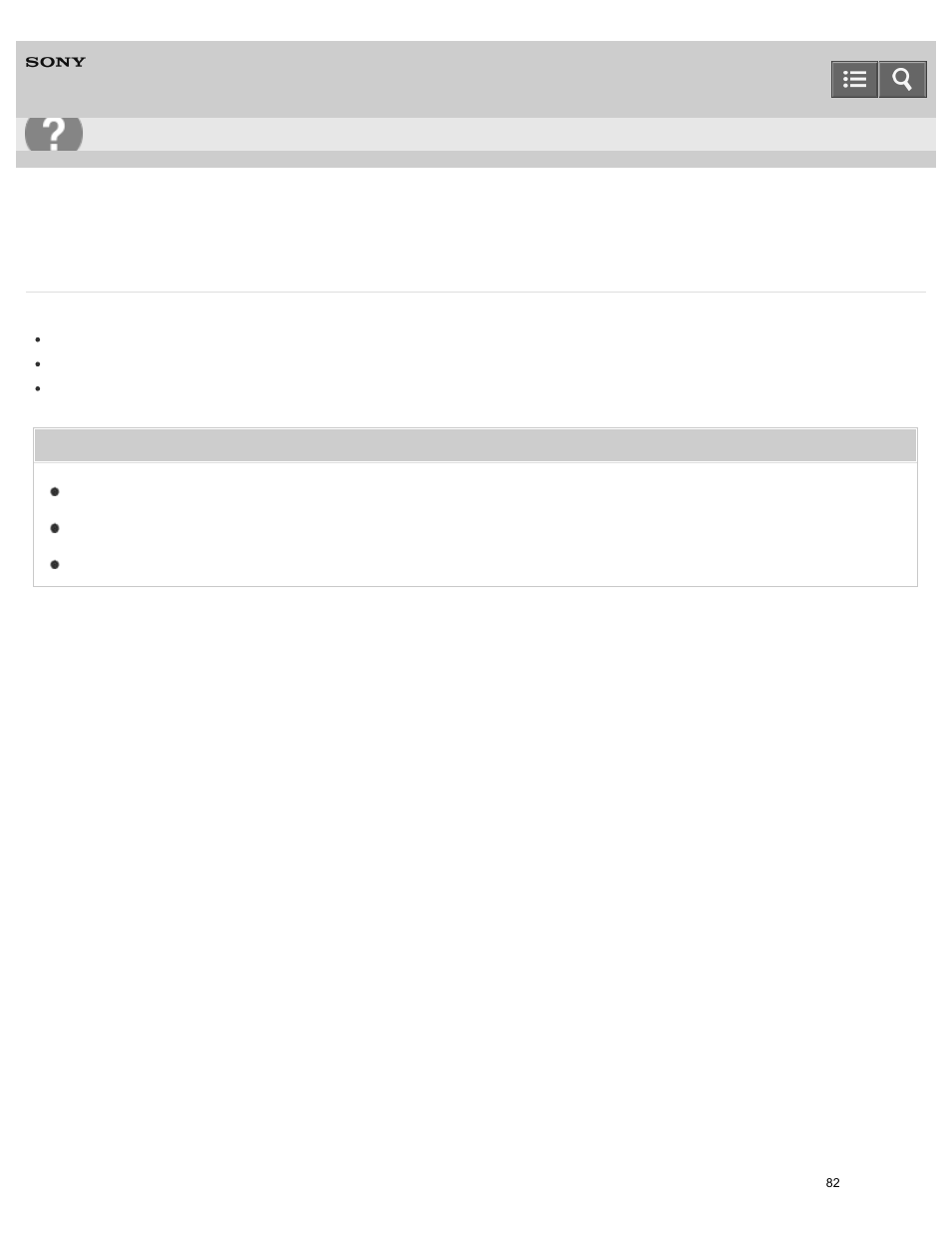 Help guide | Sony SRS-X3 User Manual | Page 86 / 93