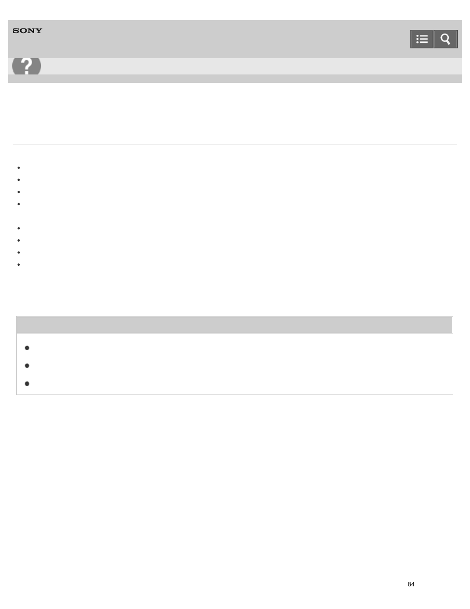 Help guide | Sony SRS-X3 User Manual | Page 88 / 93