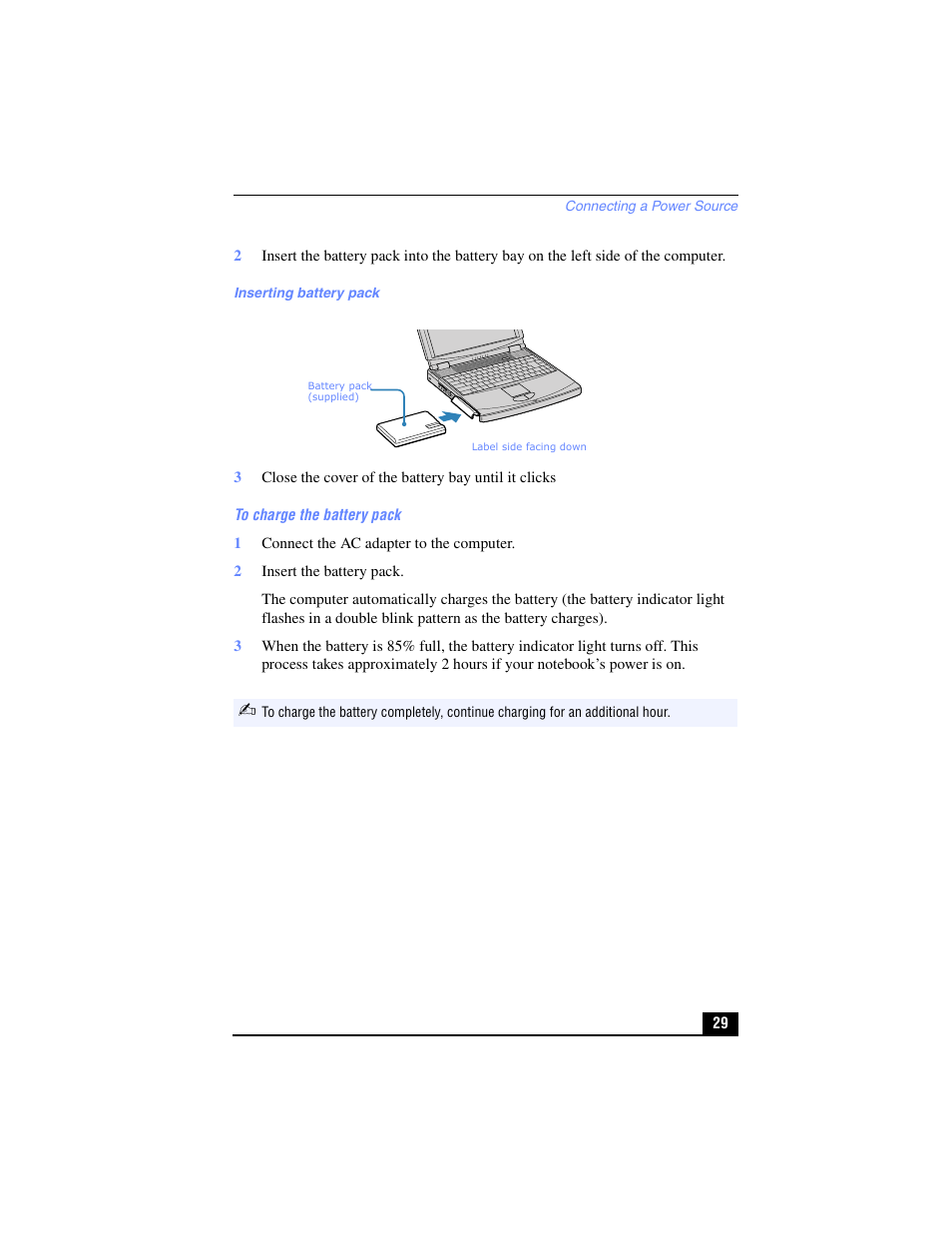 Sony PCG-FX210 User Manual | Page 29 / 136