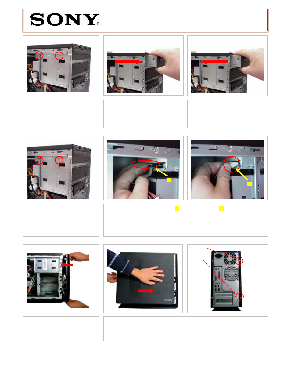 Sony VGC-RB13M User Manual | Page 2 / 2