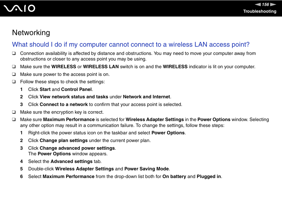 Networking | Sony VGN-CR490EBL User Manual | Page 156 / 200