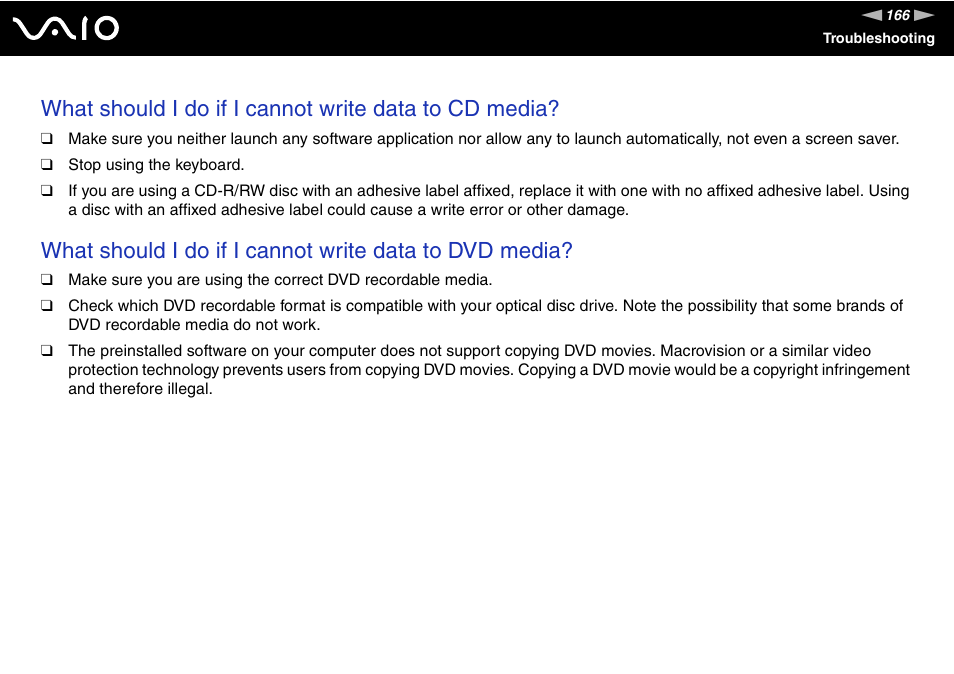 Sony VGN-CR490EBL User Manual | Page 166 / 200