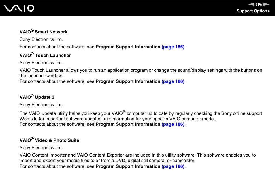 Sony VGN-CR490EBL User Manual | Page 196 / 200