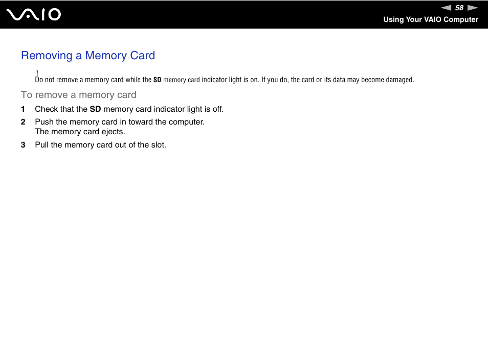 Sony VGN-CR490EBL User Manual | Page 58 / 200