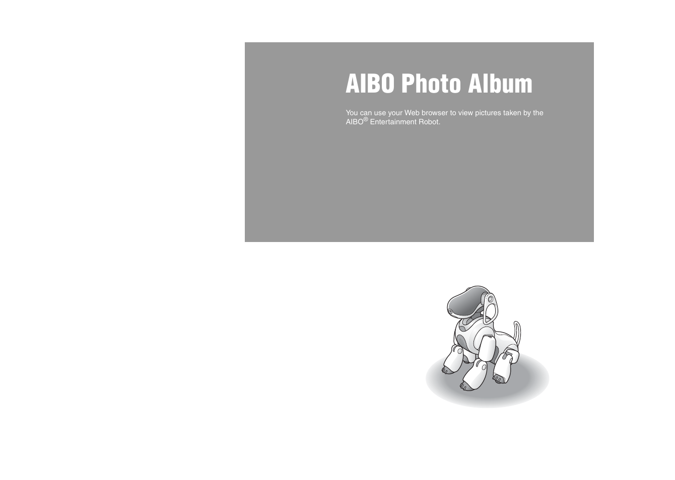 Aibo photo album | Sony ERS-7M2 User Manual | Page 16 / 62