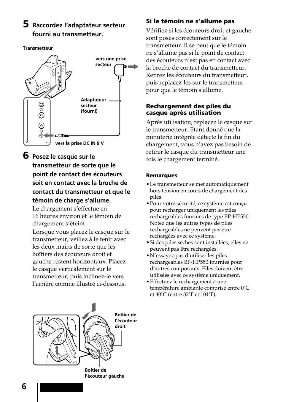 Sony MDR-IF540RK User Manual | Page 20 / 44