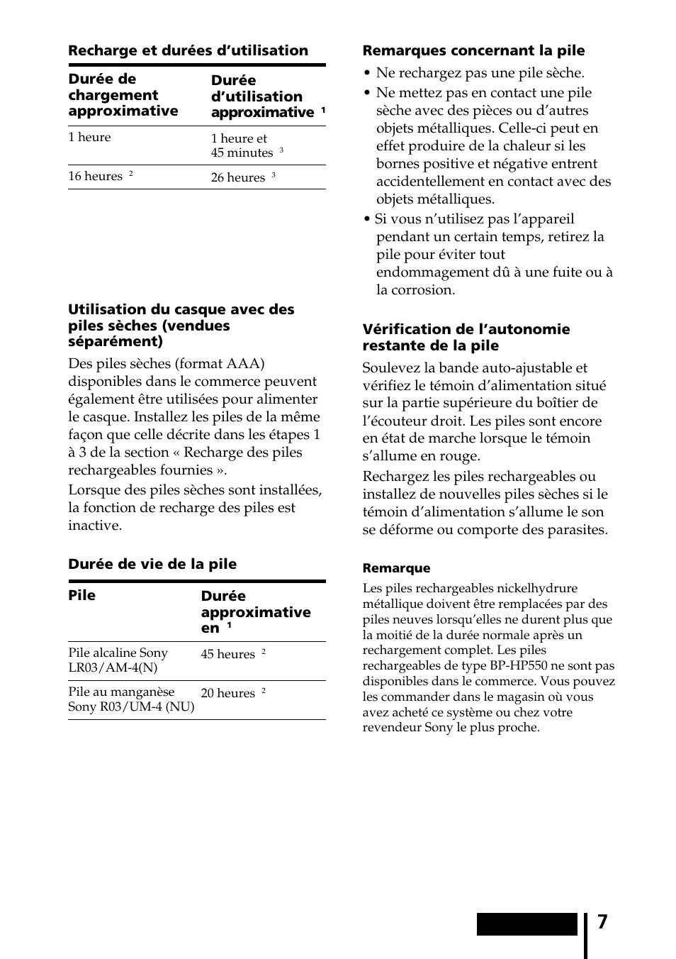 Sony MDR-IF540RK User Manual | Page 21 / 44