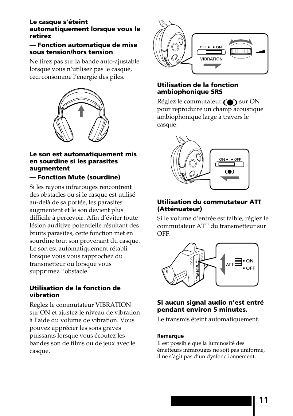 Sony MDR-IF540RK User Manual | Page 25 / 44