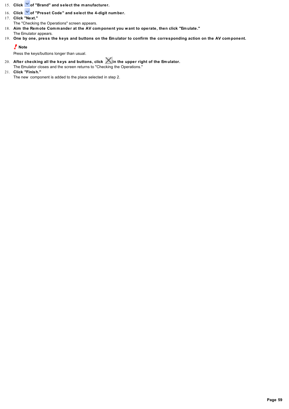 Sony RM-AX4000 User Manual | Page 59 / 118