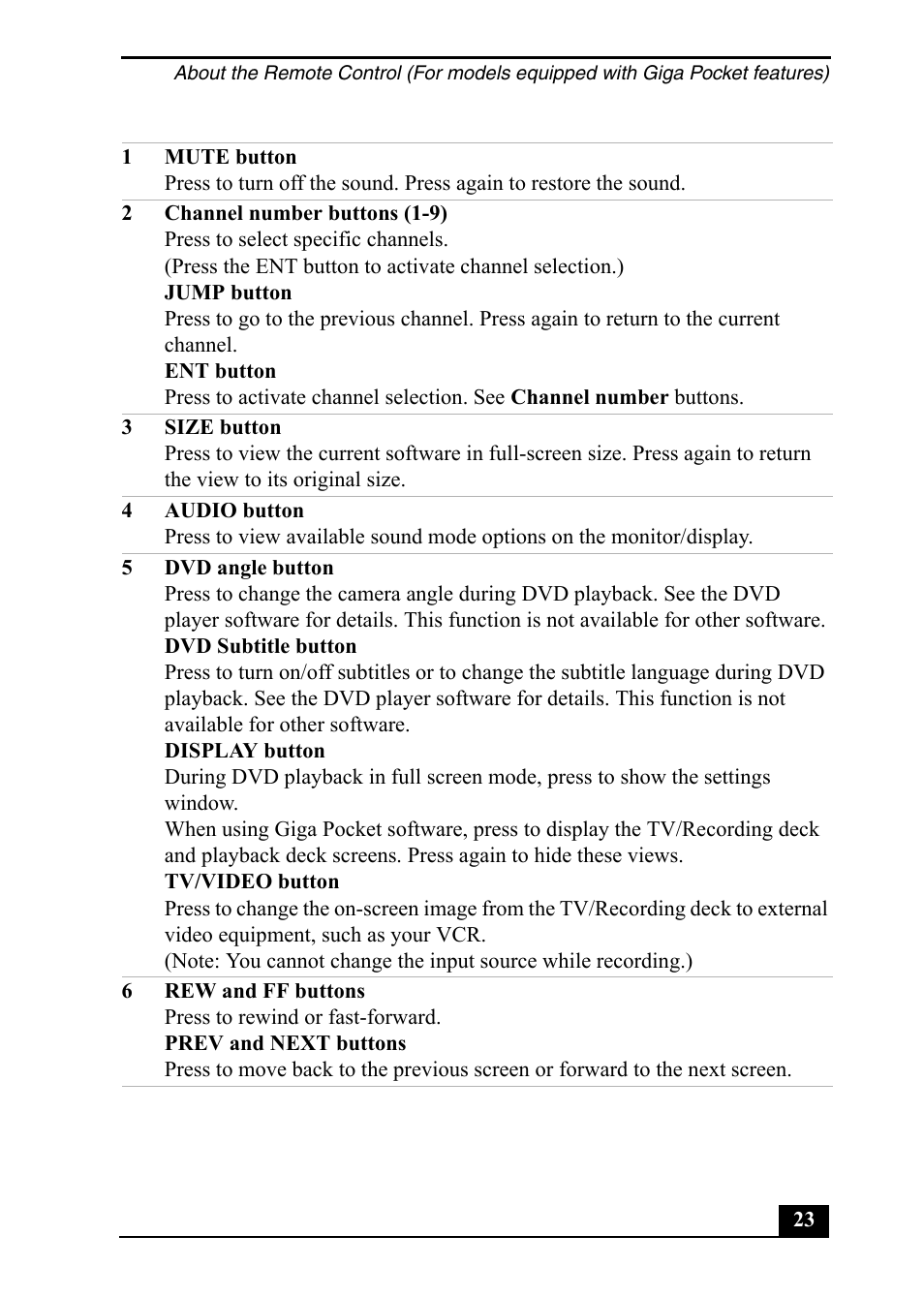 Sony PCV-RZ20CP User Manual | Page 23 / 64