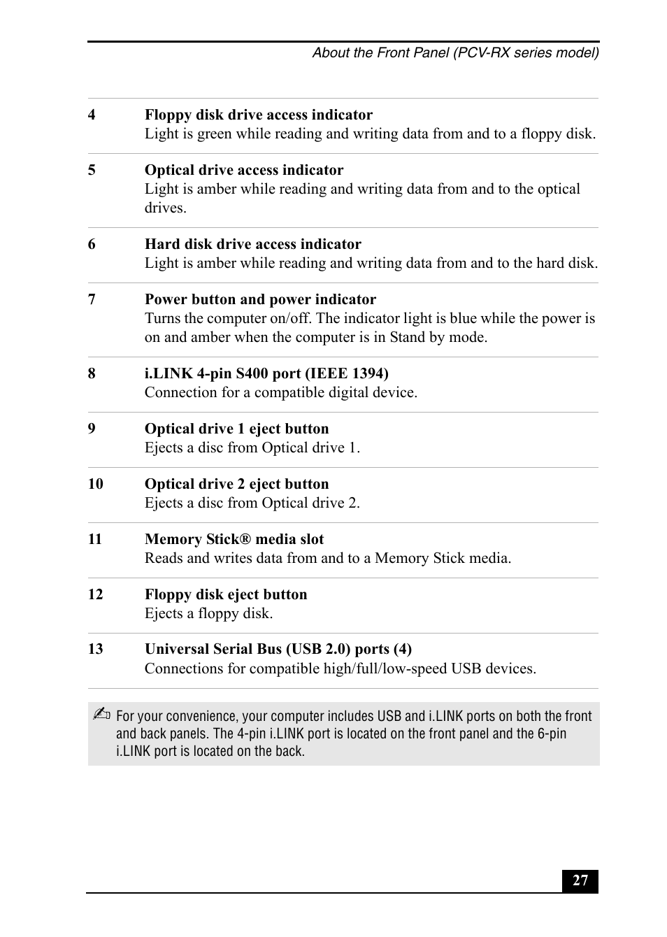 Sony PCV-RZ20CP User Manual | Page 27 / 64