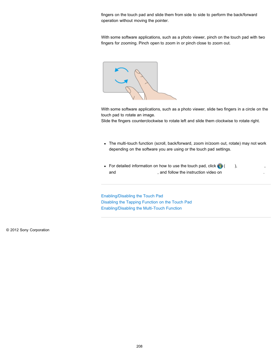 Sony SVE141190X User Manual | Page 208 / 367