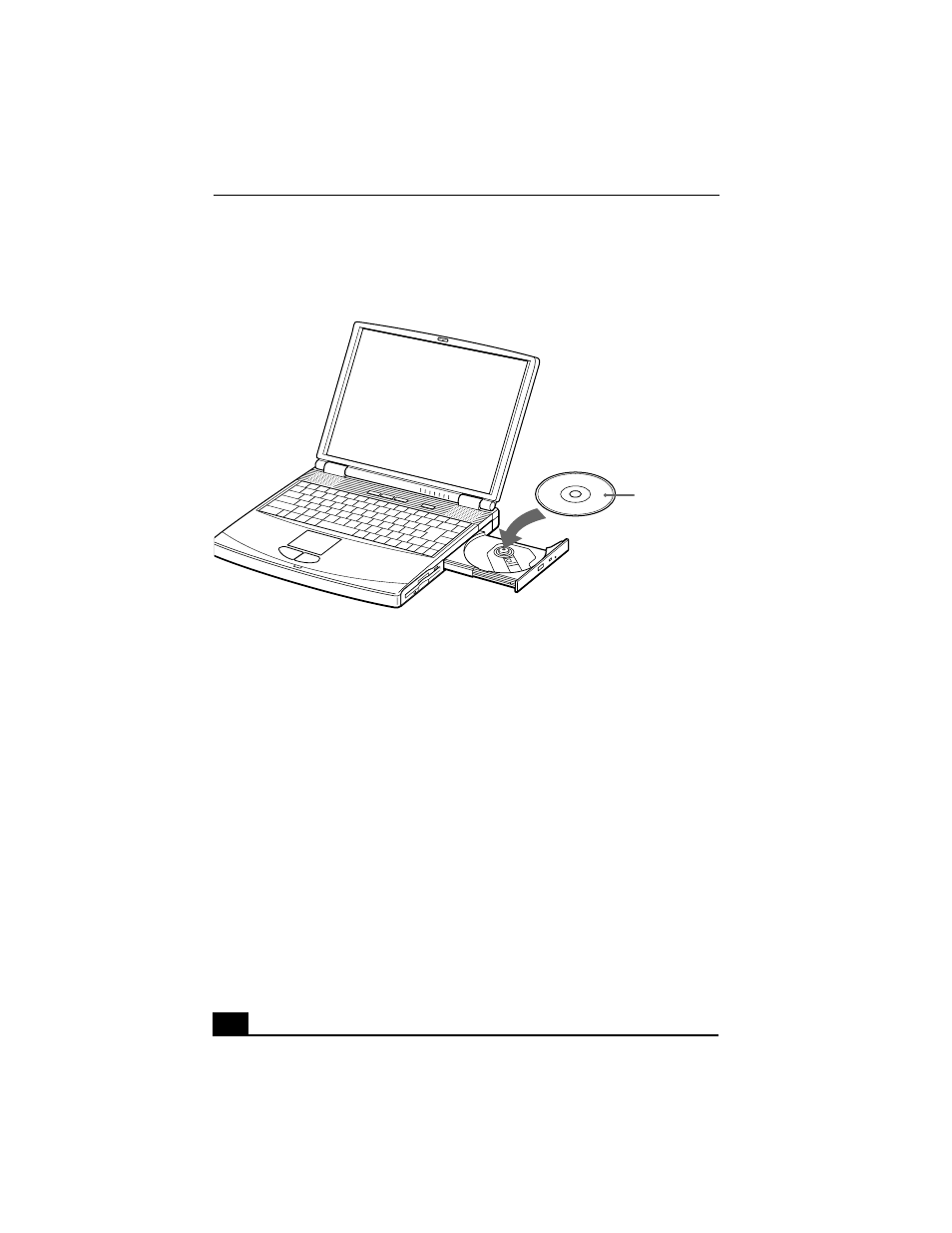 Inserting a dvd/cd | Sony PCG-F640 User Manual | Page 44 / 122