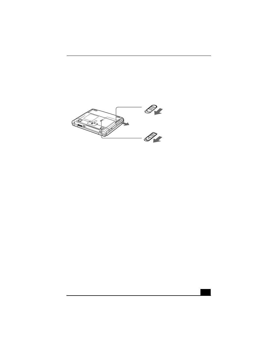 Multipurpose bay release levers | Sony PCG-F640 User Manual | Page 55 / 122