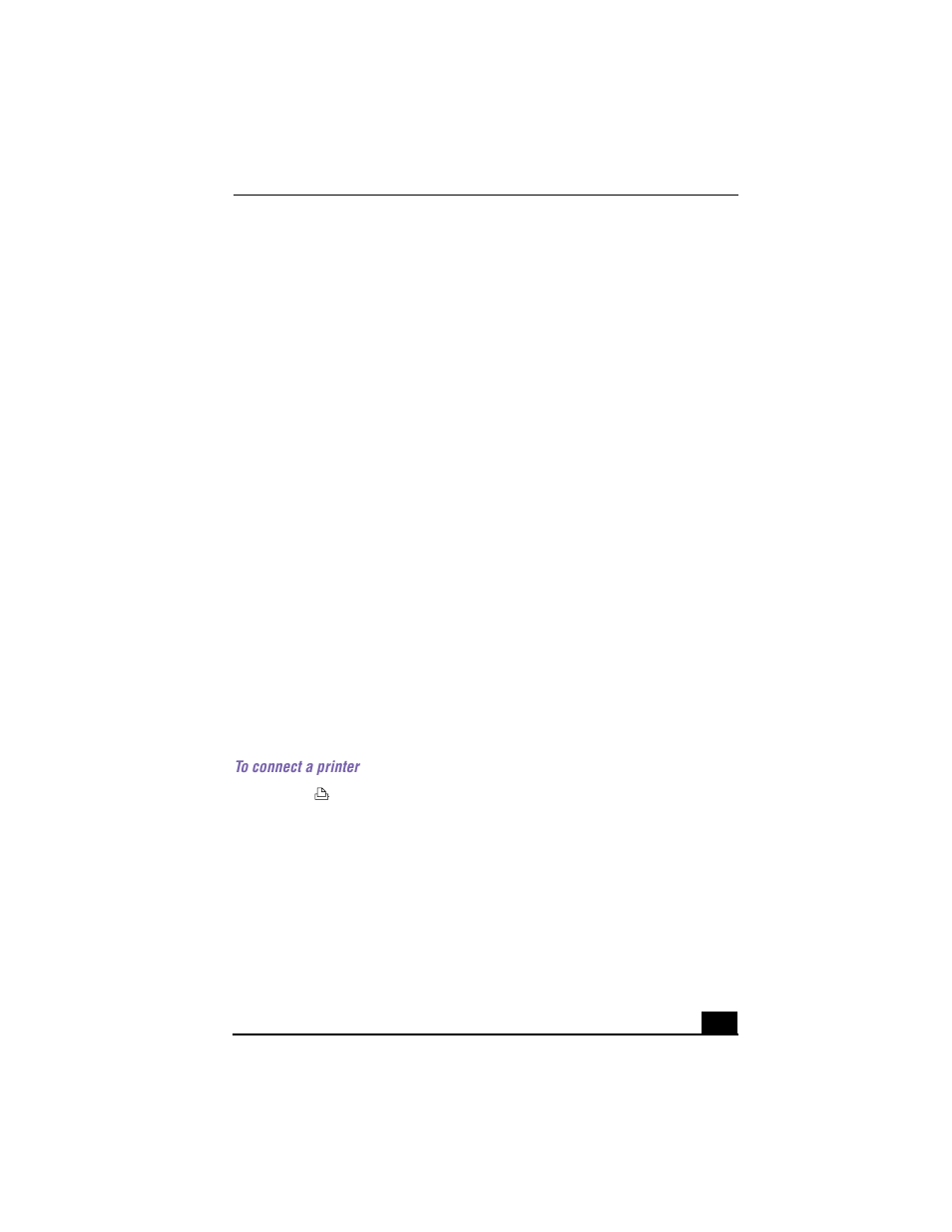 Using ethernet to connect to a network, Setting up your ethernet connection, 4 select a primary network logon | Connecting a printer, To connect a printer | Sony PCG-F640 User Manual | Page 63 / 122