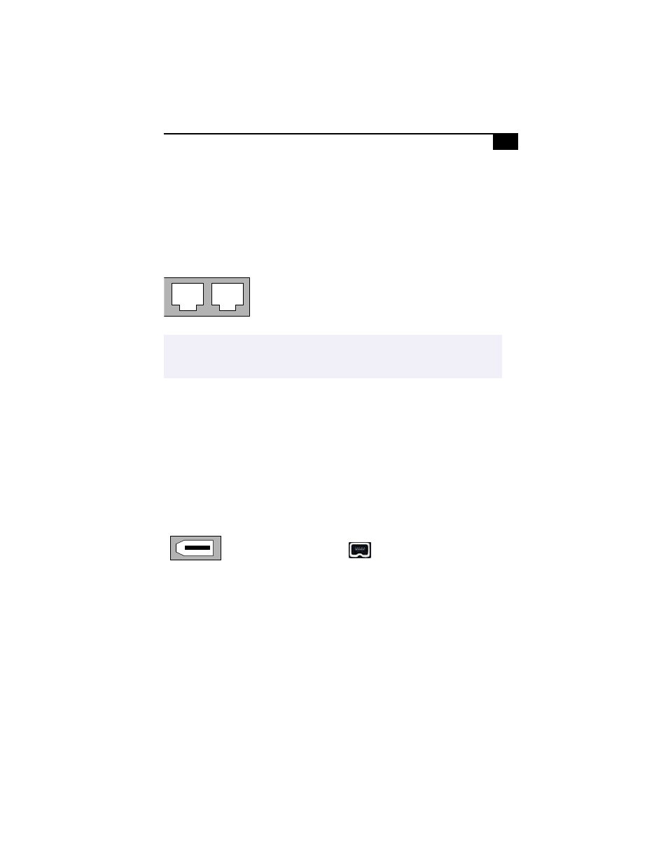 Telephone and line, I.link® (ieee-1394) connectors | Sony PCV-R532DS User Manual | Page 21 / 114