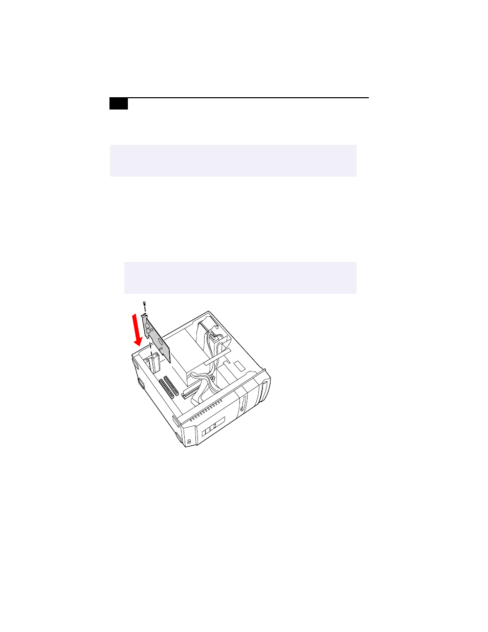 Installing an add-in card | Sony PCV-R532DS User Manual | Page 36 / 114