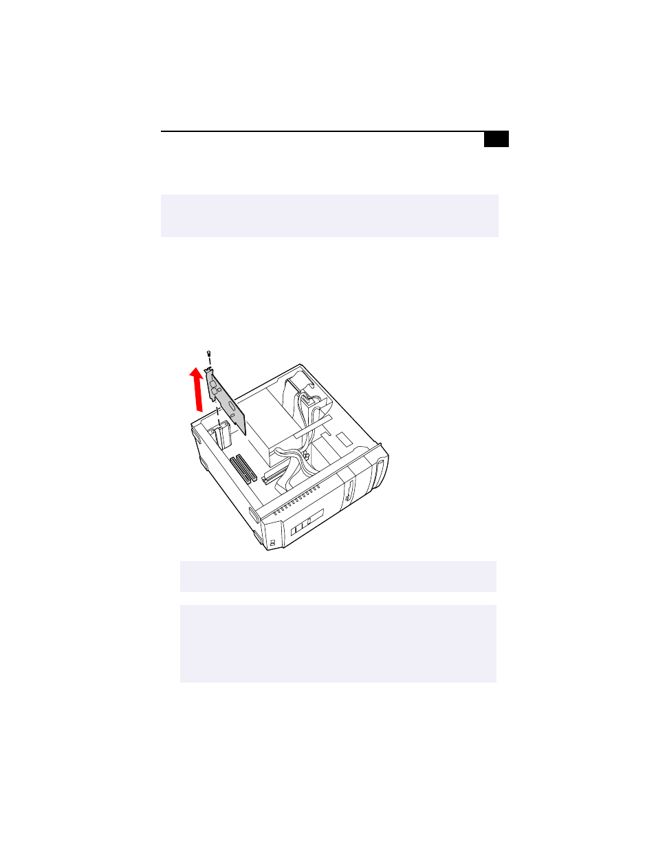 Removing an add-in card | Sony PCV-R532DS User Manual | Page 37 / 114