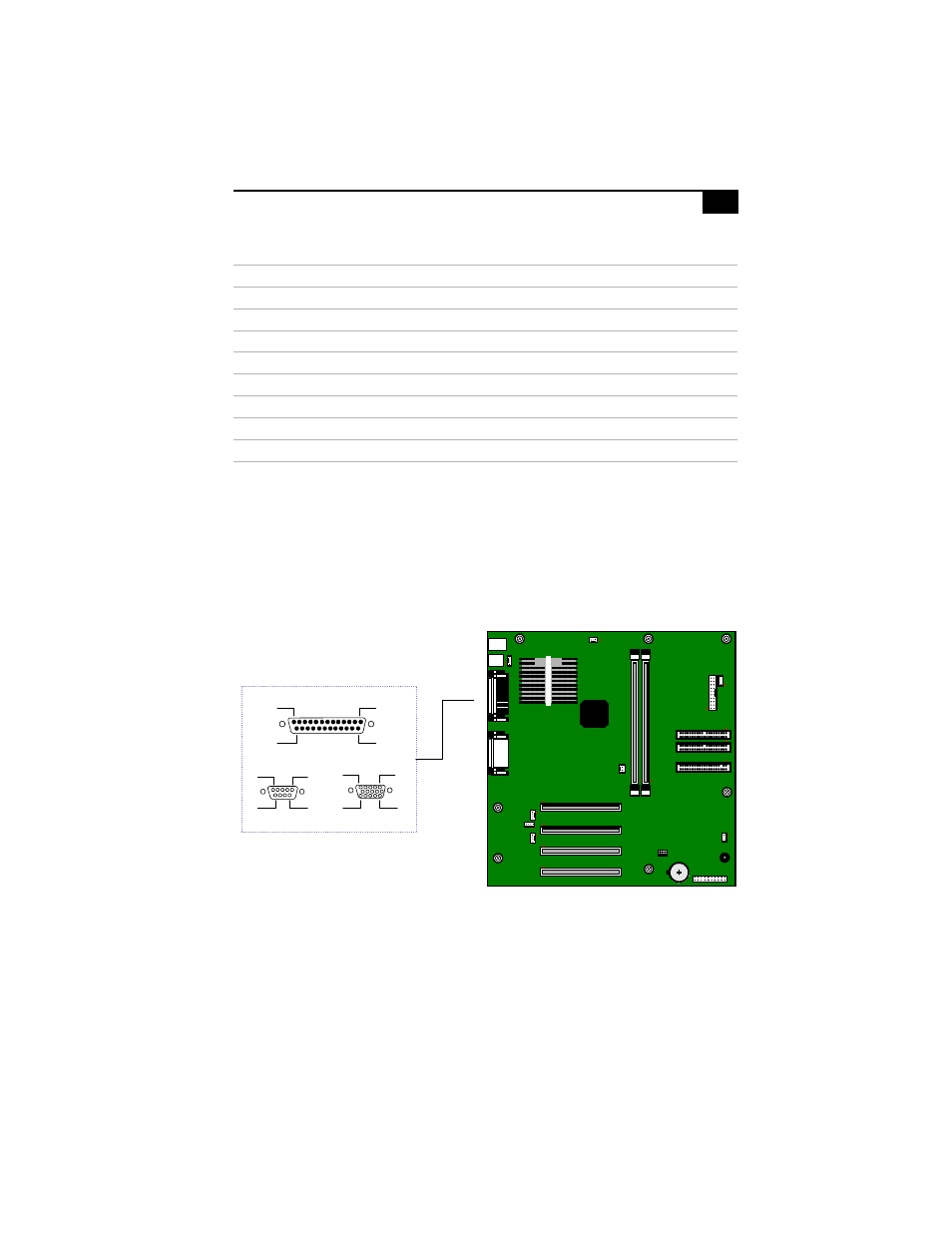 Serial 1, printer, and monitor connectors, 61 serial 1, printer, and monitor connectors | Sony PCV-R532DS User Manual | Page 69 / 114