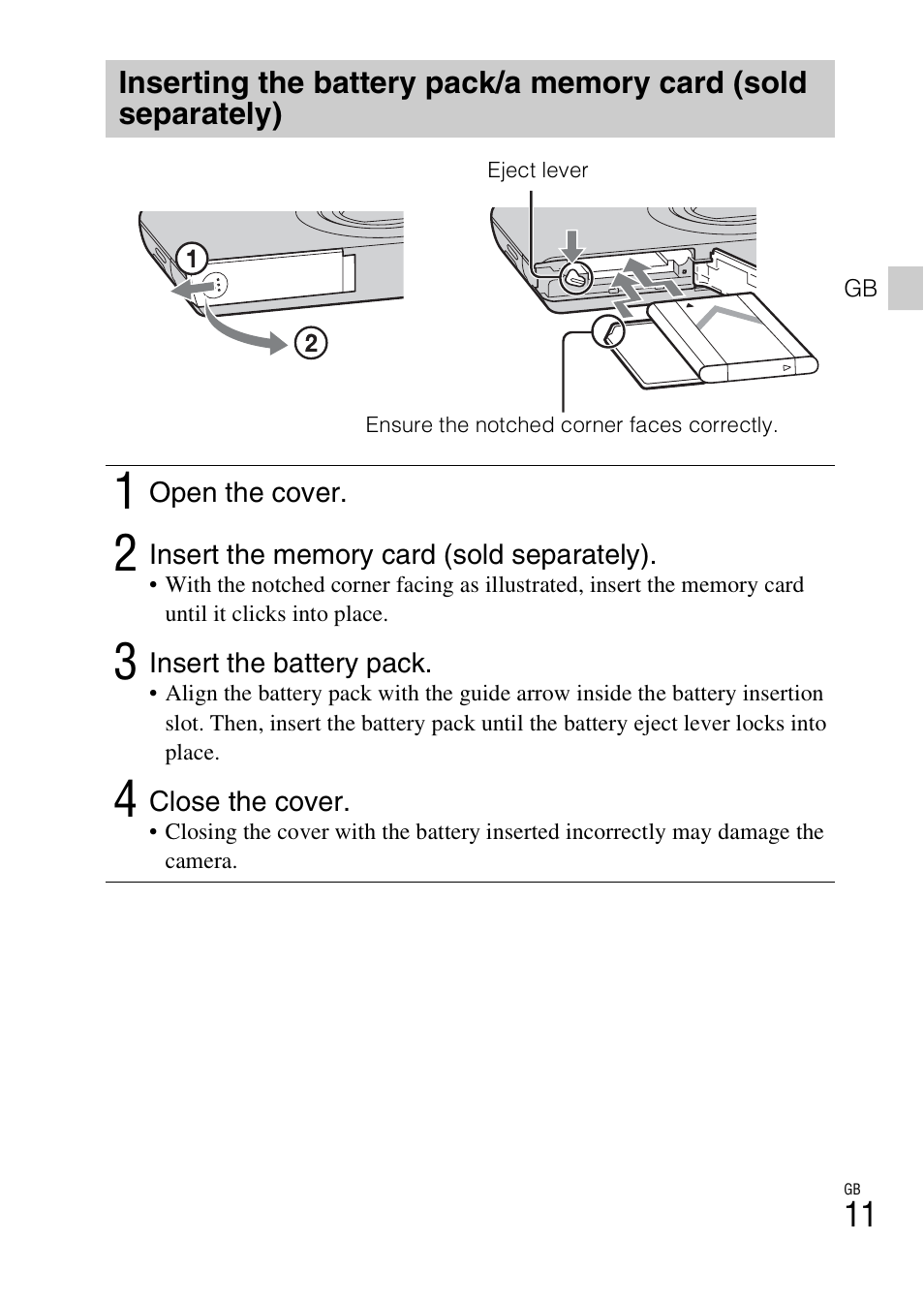Sony DSC-W610 User Manual | Page 11 / 52