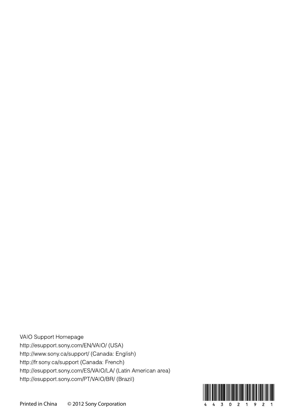 Sony Vaio SVE151 Series User Manual | Page 36 / 36
