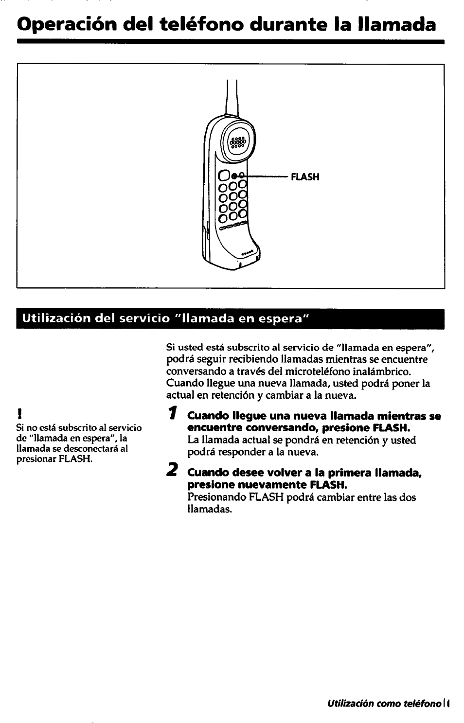 Operación del teléfono durante la llamada | Sony SPP-A450 User Manual | Page 65 / 86