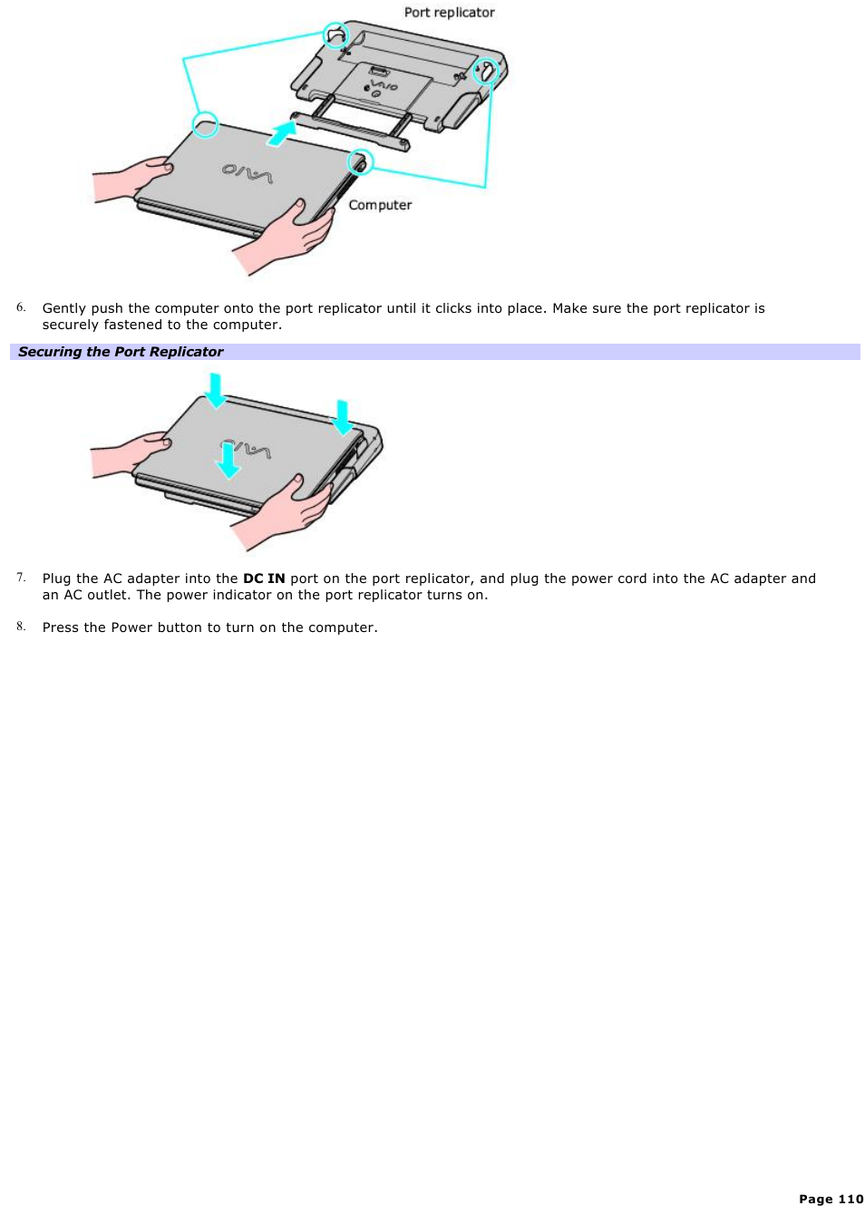 Sony VGN-S260P User Manual | Page 110 / 220