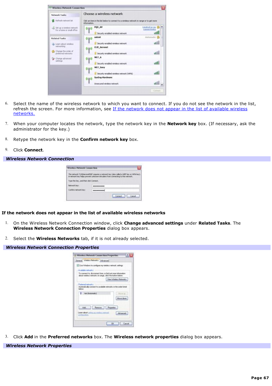 Sony VGN-S260P User Manual | Page 67 / 220