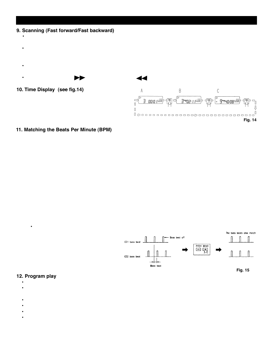 Basic operation (cont.) | American Audio DCD-PRO200 User Manual | Page 12 / 14