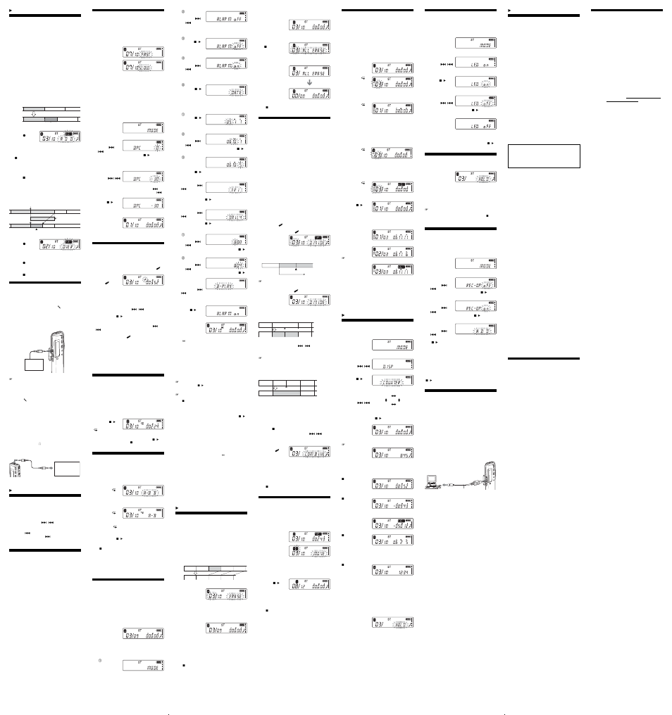 Sony ICD-SX56 User Manual | Page 2 / 2