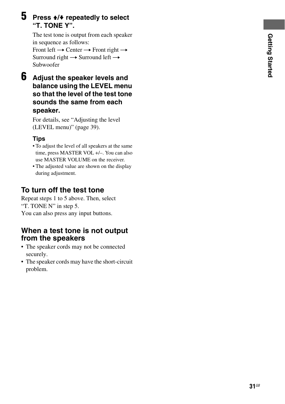 Sony STR-KS2300 User Manual | Page 31 / 76