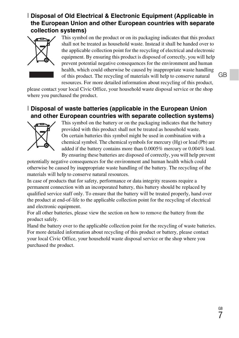 Sony DSC-WX100 User Manual | Page 7 / 64