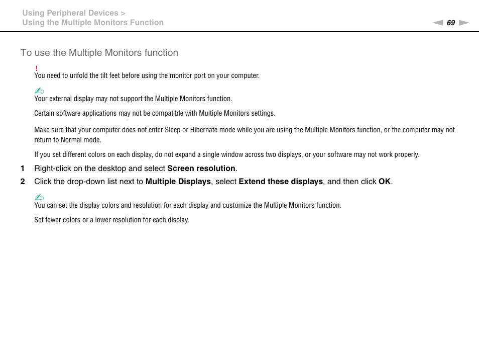 Sony VPCX131KX User Manual | Page 69 / 145