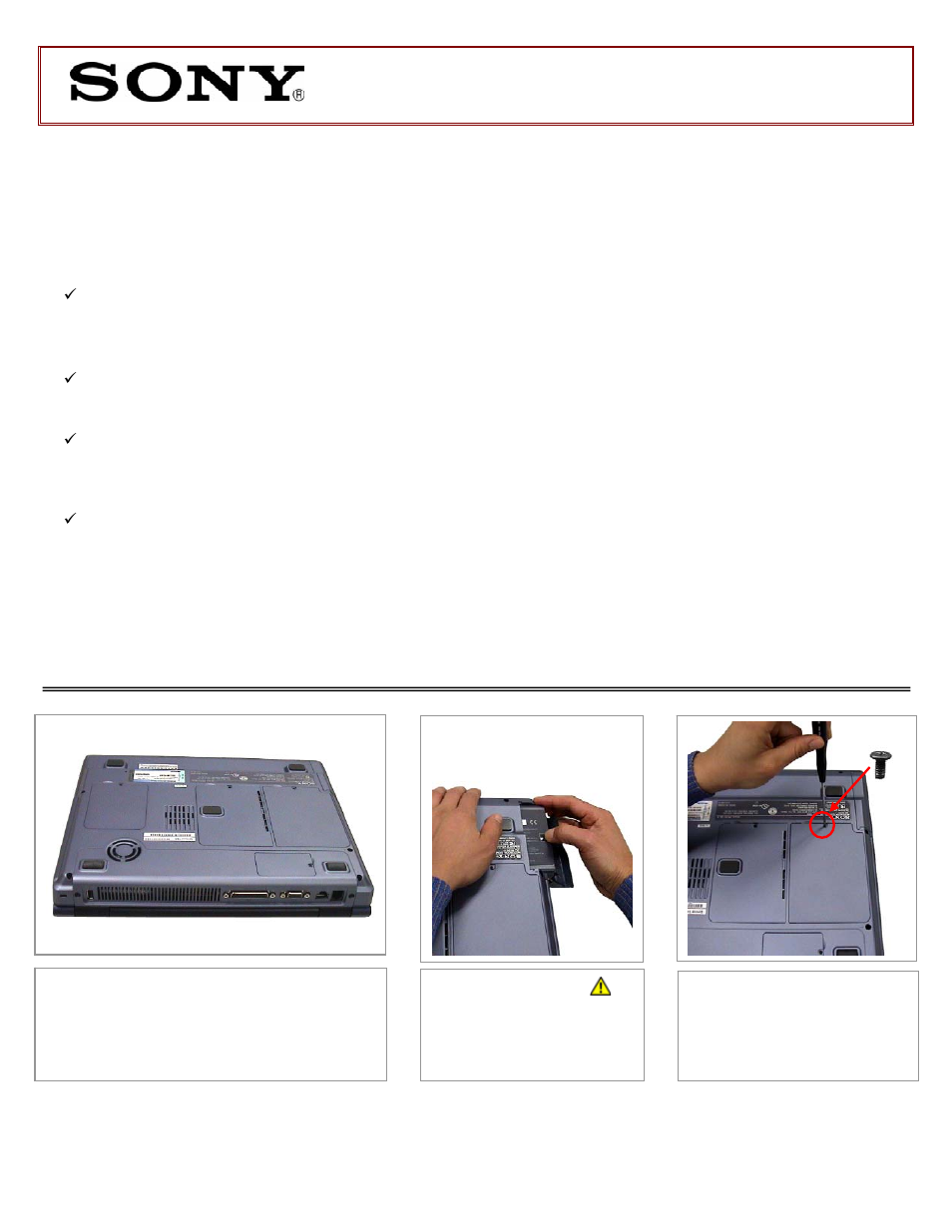 Sony PCG-FRV35 User Manual | 2 pages