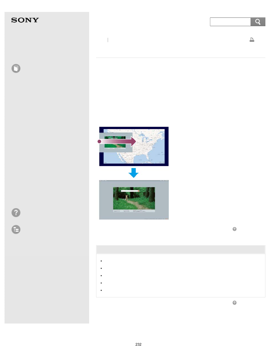 Switching apps, User guide, How to use | Troubleshooting list of topics, Vaio fit 14e/15e | Sony Vaio SVF1421 User Manual | Page 232 / 450