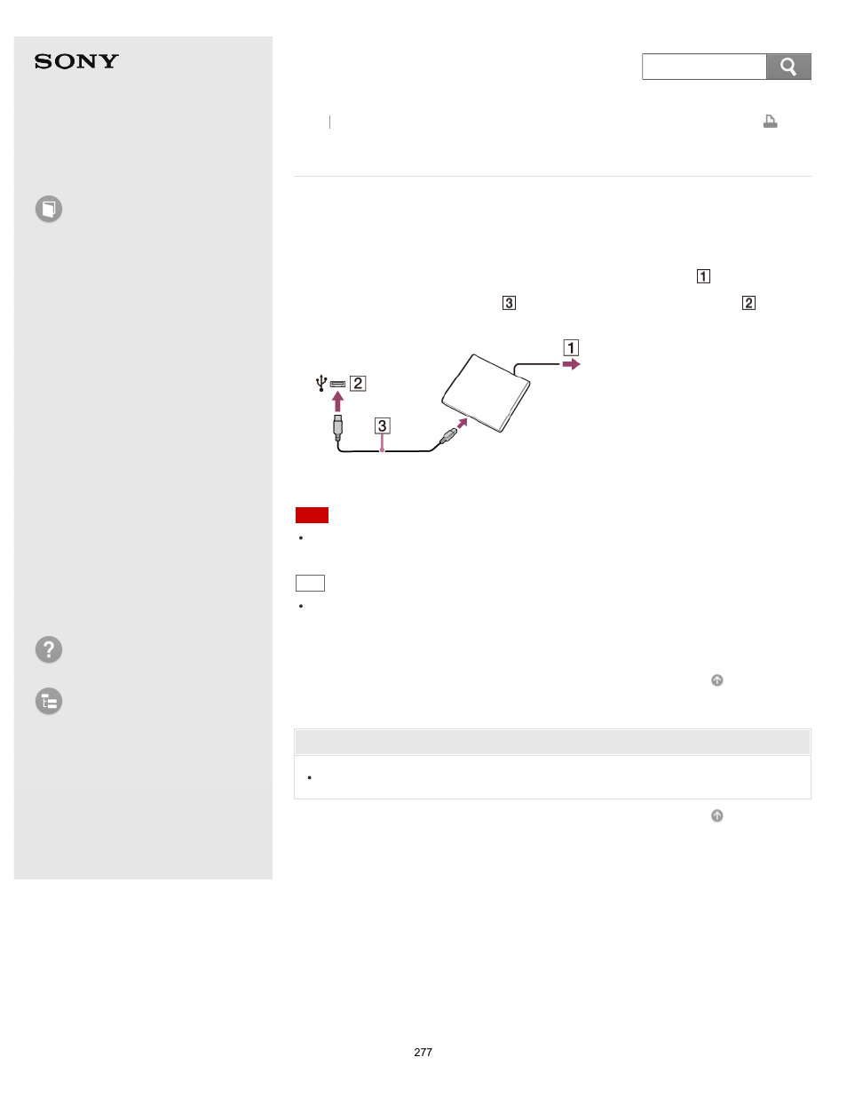 Connecting an external drive, User guide, How to use | Troubleshooting list of topics, Vaio fit 14e/15e | Sony Vaio SVF1421 User Manual | Page 277 / 450