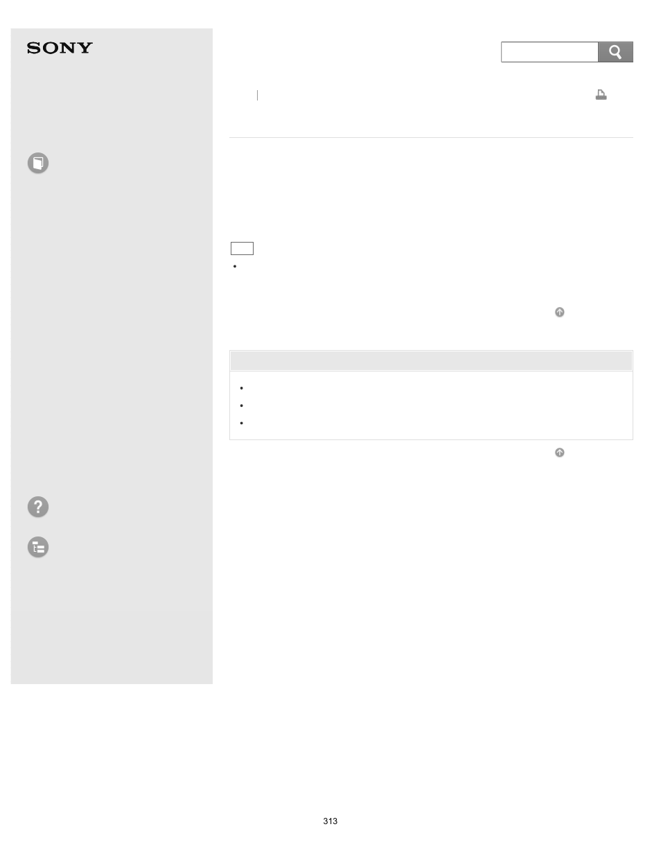 Enabling/disabling the touch pad, User guide, How to use | Troubleshooting list of topics, Vaio fit 14e/15e | Sony Vaio SVF1421 User Manual | Page 313 / 450