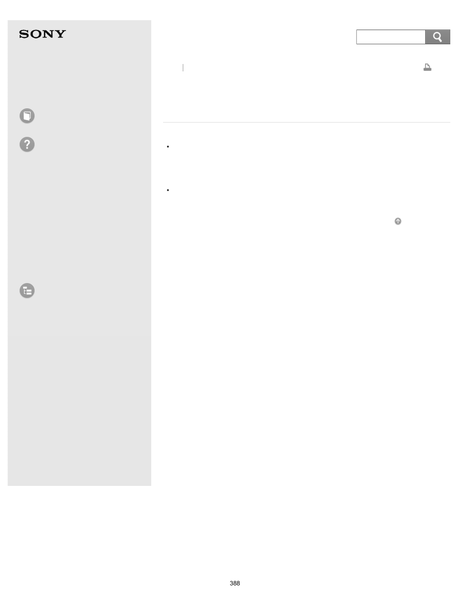 Not enter hibernate mode, Does not enter hibernate mode, Computer does not enter hibernate mode | User guide, How to use troubleshooting, List of topics | Sony Vaio SVF1421 User Manual | Page 388 / 450